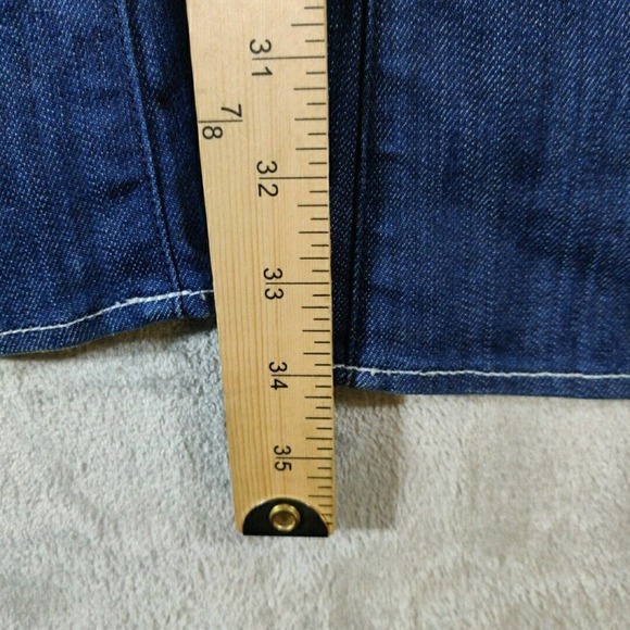 Rock &‎ Republic Jeans Womens 32 Blue Kasandra Low Rise Bootcut Distressed - Picture 9 of 11